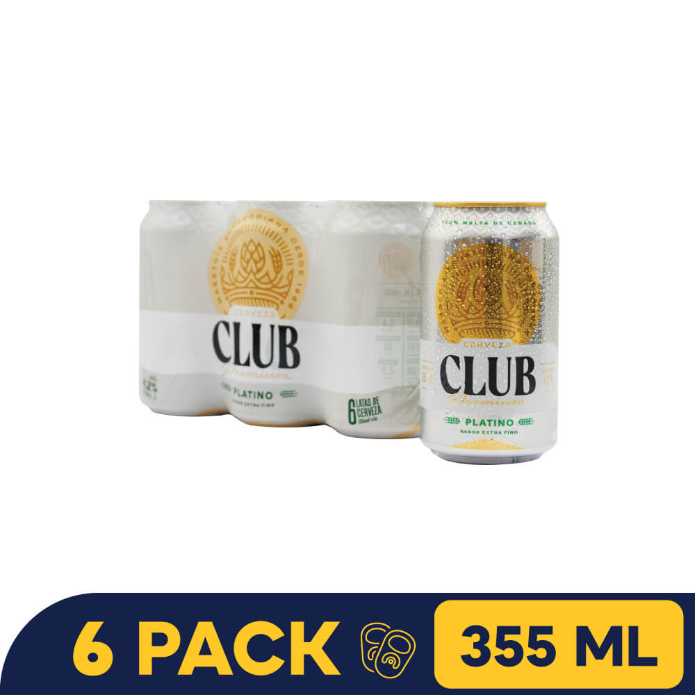 Paga 10 lleva 12 Club Platino Lata 355 ML - TaDa Delivery | Ecuador