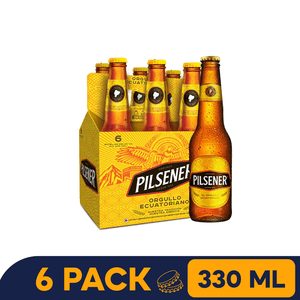 Six Pack Pilsener botella 330 ML