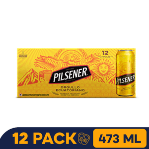 12 pack Pilsener lata 473 ML