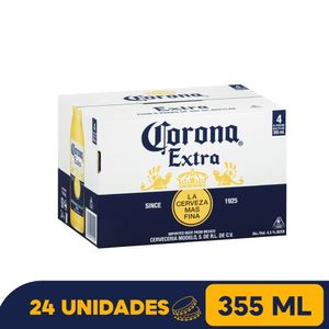 24 pack Corona Extra botella 355 Ml
