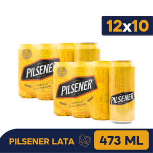 Paga 10 lleva 12 Pilsener lata 473 ML
