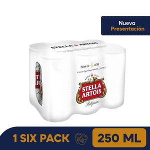Six Pack Lata Stella Artois 250 ML