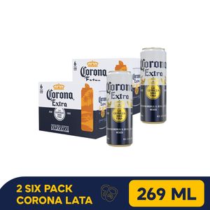 2 six pack Corona lata 269 Ml